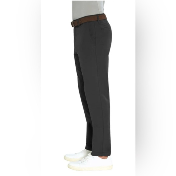 Banana Republic Black Flat Front Pants - Picture 3 of 6